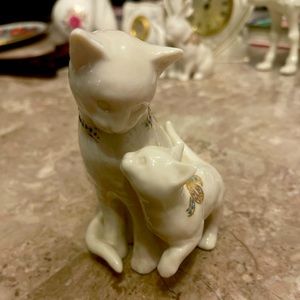Lenox Jewel Cat Mother and Baby